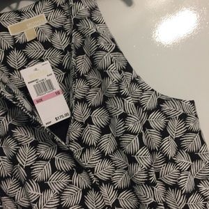 BNWT Michael Kors Palm Print Dress SZ 10
